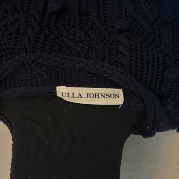 ULLA JOHNSON NAVY BLUE SWEATER SIZE MEDIUM - Picture 5 of 6